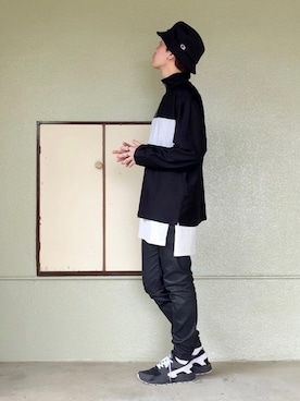 「ROCK STE（ロクステ）のアイテム」を使った、サマルさん（メンズ・175cm）の春コーディネート