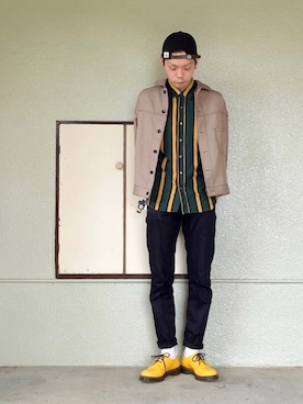 「ZIP FIVE（ジップファイブ）のアイテム（帽子）」を使った、サマルさん（メンズ・175cm）の春コーディネート