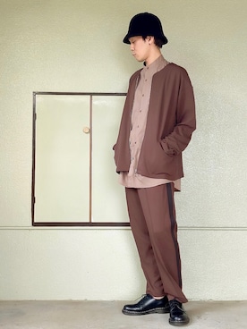 「KANGOL」｜「アイテム（その他アウター）」を使った、サマルさん（メンズ・175cm）の秋コーディネート