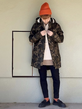 「アイテム（モッズコート、その他）」を使った、サマルさん（メンズ・175cm）の冬コーディネート