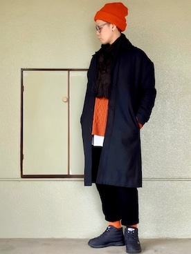 「UNIQLO（ユニクロ）の50色ソックス（消臭機能付き）（ソックス/靴下）」を使った、サマルさん（メンズ・175cm）の冬コーディネート