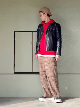 「ZIP FIVE（ジップファイブ）のアイテム（帽子）」を使った、サマルさん（メンズ・175cm）の冬コーディネート