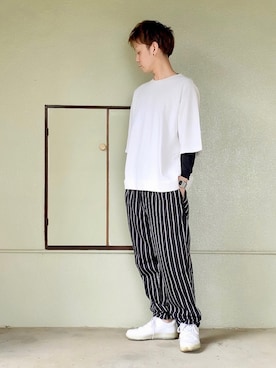 「アイテム（ピアス（片耳用））」を使った、サマルさん（メンズ・175cm）の春コーディネート