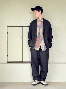 「FREAK'S STORE（フリークスストア）のアイテム（テーラードジャケット）」を使った、サマルさん（メンズ・175cm）の春コーディネート