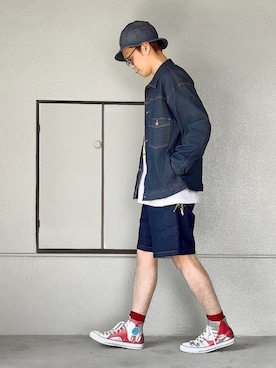 「TIMELY WARNING（タイムリーワーニング）のアイテム（ジャケット/アウター）」を使った、サマルさん（メンズ・175cm）の春コーディネート