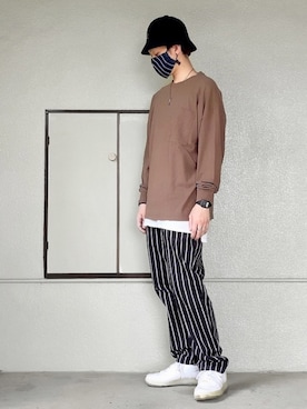 「アイテム（タンクトップ）」を使った、サマルさん（メンズ・175cm）の春コーディネート