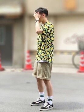 「アロハシャツ」｜サマルさん（メンズ・175cm）の夏コーディネート