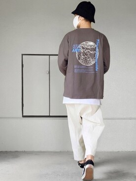 「DHOLIC（ディーホリック）のアイテム（トップス）」を使った、サマルさん（メンズ・175cm）の秋コーディネート