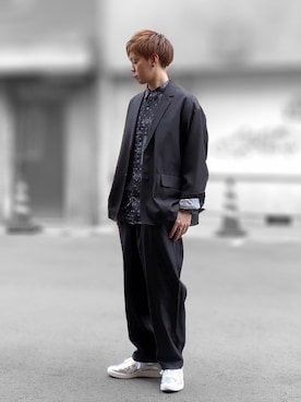「ASICS（アシックス）のアイテム（スニーカー）」を使った、サマルさん（メンズ・175cm）の秋コーディネート