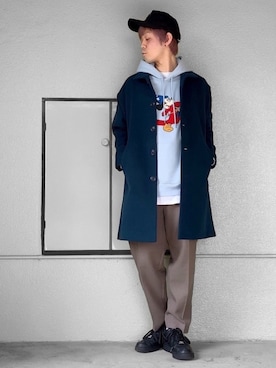 「DHOLIC（ディーホリック）のアイテム（トップス）」を使った、サマルさん（メンズ・175cm）の冬コーディネート