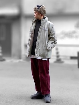 「DHOLIC（ディーホリック）のアイテム（トップス）」を使った、サマルさん（メンズ・175cm）の冬コーディネート