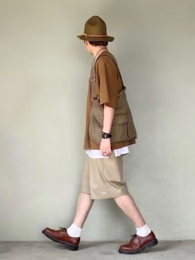 「DHOLIC（ディーホリック）のアイテム（トップス）」を使った、サマルさん（メンズ・175cm）の夏コーディネート