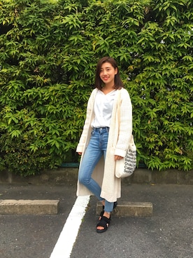 「アメリカン」｜「アイテム（その他アウター）」を使った、yuuさん（レディース・164cm）の春コーディネート