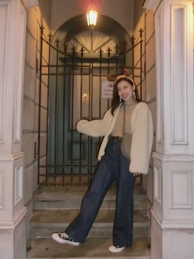 「RETRO GIRL（レトロガール）のアイテム」を使った、yuuさん（レディース・164cm）の冬コーディネート