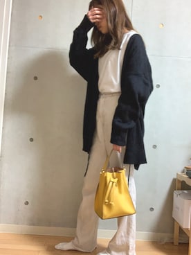 「SHEL’TTER（シェルター）のアイテム（バッグ）」を使った、yuuさん（レディース・164cm）の春コーディネート