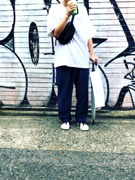 「RFW（アールエフダブル）のアイテム」を使った、しーもさん（メンズ・172cm）の夏コーディネート