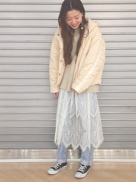 tsudaさん（レディース・163cm）の冬コーディネート