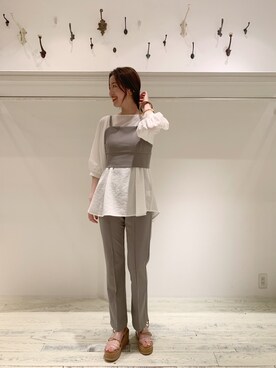 tsudaさん（レディース・163cm）の春コーディネート