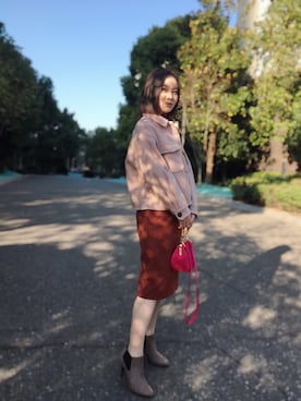 淡淡呀さん(レディース・158cm)の冬コーディネート