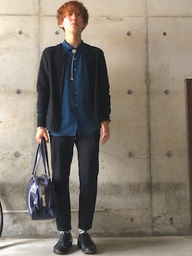 「Makers（メイカーズ）のアイテム」を使った、じょりたんさん（メンズ・168cm）の秋コーディネート