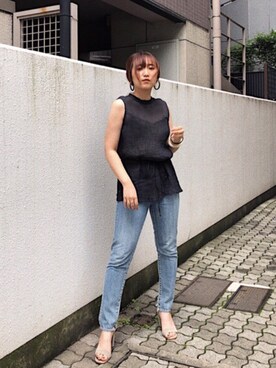 HONAMI.mさん（レディース・158cm）の夏コーディネート