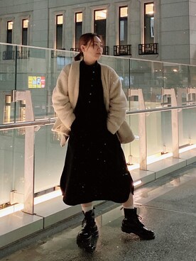 HONAMI.mさん（レディース・158cm）の冬コーディネート