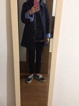 「GOODENOUGH（グッドイナフ）のアイテム」を使った、クララさん（レディース・160cm）の春コーディネート