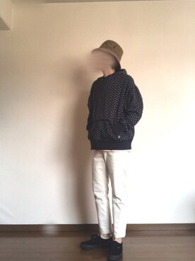 「GOODENOUGH（グッドイナフ）のアイテム」を使った、クララさん（レディース・160cm）の春コーディネート