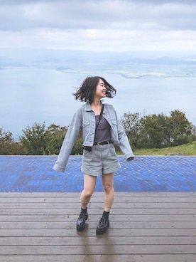 「mystic（ミスティック）のアイテム（キャミソール）」を使った、ayaneさん（レディース・154cm）の春コーディネート