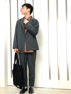 「LAMOND.（ラモンド）のアイテム（ジャケット/アウター）」を使った、りんたさん（メンズ・173cm）の春コーディネート