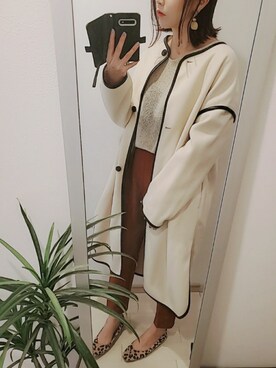 「COLONY 2139（コロニートゥーワンスリーナイン）のアイテム（その他アウター）」を使った、chii3☆さん（レディース・160cm）の秋コーディネート