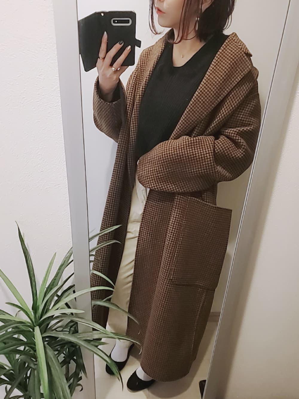 TODAYFUL Over Check Coat オーバーチェックコート/12020014を使った