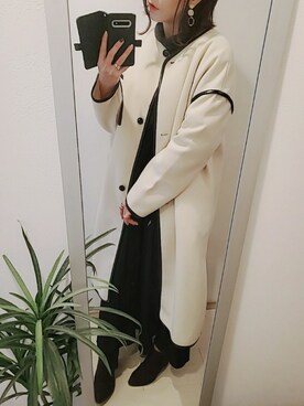 「COLONY 2139（コロニートゥーワンスリーナイン）のアイテム（その他アウター）」を使った、chii3☆さん（レディース・160cm）の冬コーディネート