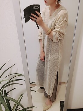 「CFT.（シフト）のアイテム（ワンピース/ドレス）」を使った、chii3☆さん（レディース・160cm）の夏コーディネート