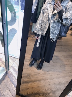 「Graphpaper（グラフペーパー）のアイテム（ワンピース/ドレス）」を使った、あろまうさん（レディース・156cm）の春コーディネート