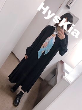 「Graphpaper（グラフペーパー）のアイテム（ワンピース/ドレス）」を使った、あろまうさん（レディース・156cm）の春コーディネート