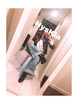 「RNA」｜「アイテム（ブーツ）」を使った、あろまうさん（レディース・156cm）の春コーディネート