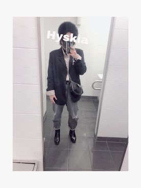 「OPENING CEREMONY（オープニングセレモニー）のアイテム（ブーツ）」を使った、あろまうさん（レディース・156cm）の冬コーディネート