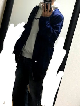 「Y's（ワイズ）のアイテム（MA-1）」を使った、りゅーせーさん（メンズ・178cm）の秋コーディネート