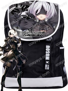 「オシャレ ニーアオートマタヨルハ 二号B型 2B ディーバッグ NieR 2B リュックサック 予約（バックパック/リュック、ブラック系）」を使った、cosyayaさん（レディース・160cm）の春コーディネート