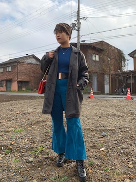 「イロモノ」｜ AYAさん（レディース・162cm）の冬コーディネート
