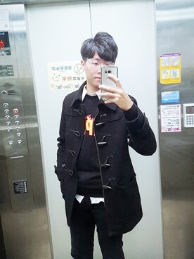 「NET（ネット）のアイテム（ジャケット/アウター）」を使った、Weiさん（メンズ・178cm）の秋コーディネート