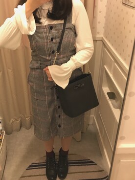 mayu☺︎さん（レディース・156cm）の冬コーディネート