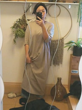 「JOURNAL STANDARD LUXE（ジャーナルスタンダード　ラックス）のアイテム（ワンピース/ドレス）」を使った、memekkoさん（レディース・165cm）の秋コーディネート