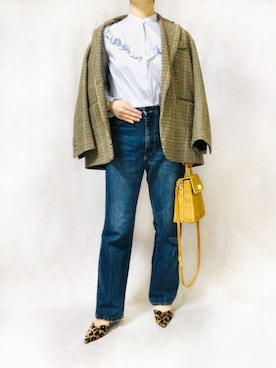 「Ameri（アメリ）のアイテム（バッグ）」を使った、はやまさんさん（レディース・165cm）の冬コーディネート