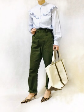 「Ameri（アメリ）のアイテム（シューズ）」を使った、はやまさんさん（レディース・165cm）の冬コーディネート