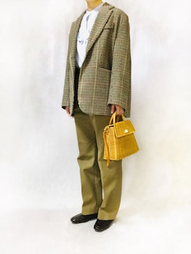 「THE SHINZONE（ザ　シンゾーン）のアイテム（チノパンツ）」を使った、はやまさんさん（レディース・165cm）の冬コーディネート