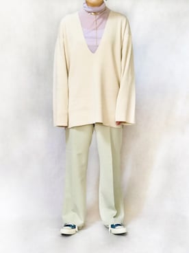 「Ameri（アメリ）のアイテム（トップス）」を使った、はやまさんさん（レディース・165cm）の冬コーディネート