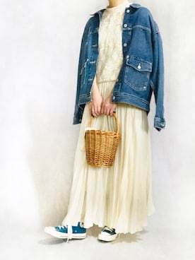 「リーバイス」｜はやまさんさん（レディース・165cm）の春コーディネート