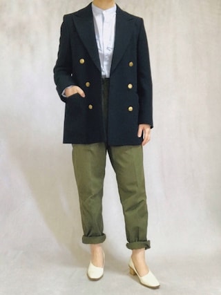 【1度着用のみ美品】 ユナイテッドアローズ UWSC ダブルブレザー ジャケット UNITED ARROWS（ユナイテッドアローズ）の「UWSC ダブル ブレザー